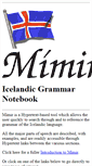 Mobile Screenshot of mimir.dettifoss.org