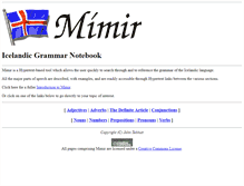 Tablet Screenshot of mimir.dettifoss.org